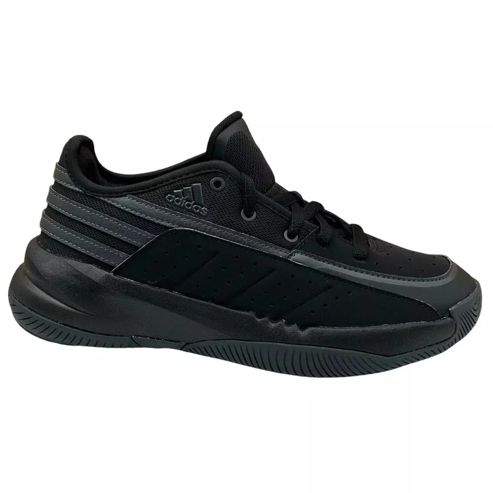 Adidas Front Court Low‎ Top Basketball Sneakers Size Men's 6.5/Women's 7.5 Black